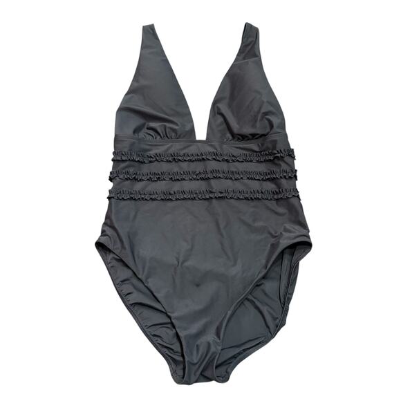 Mimi Flamingo Sonny One Piece NEW black swimsuit 14 - Picture 2 of 8